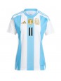 Argentina Angel Di Maria #11 Hjemmedrakt Dame Copa America 2024 Korte ermer